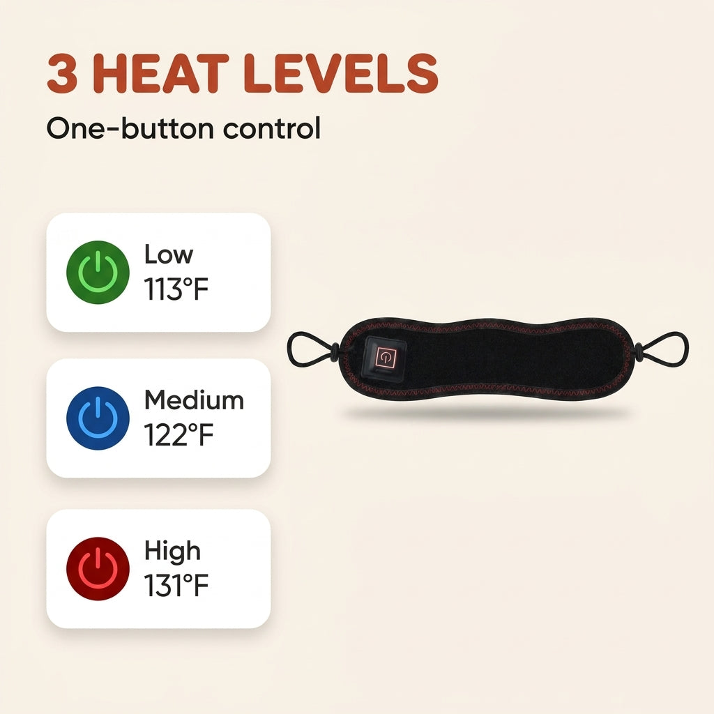 Soothing Heat & Red Light for Sinus Pressure