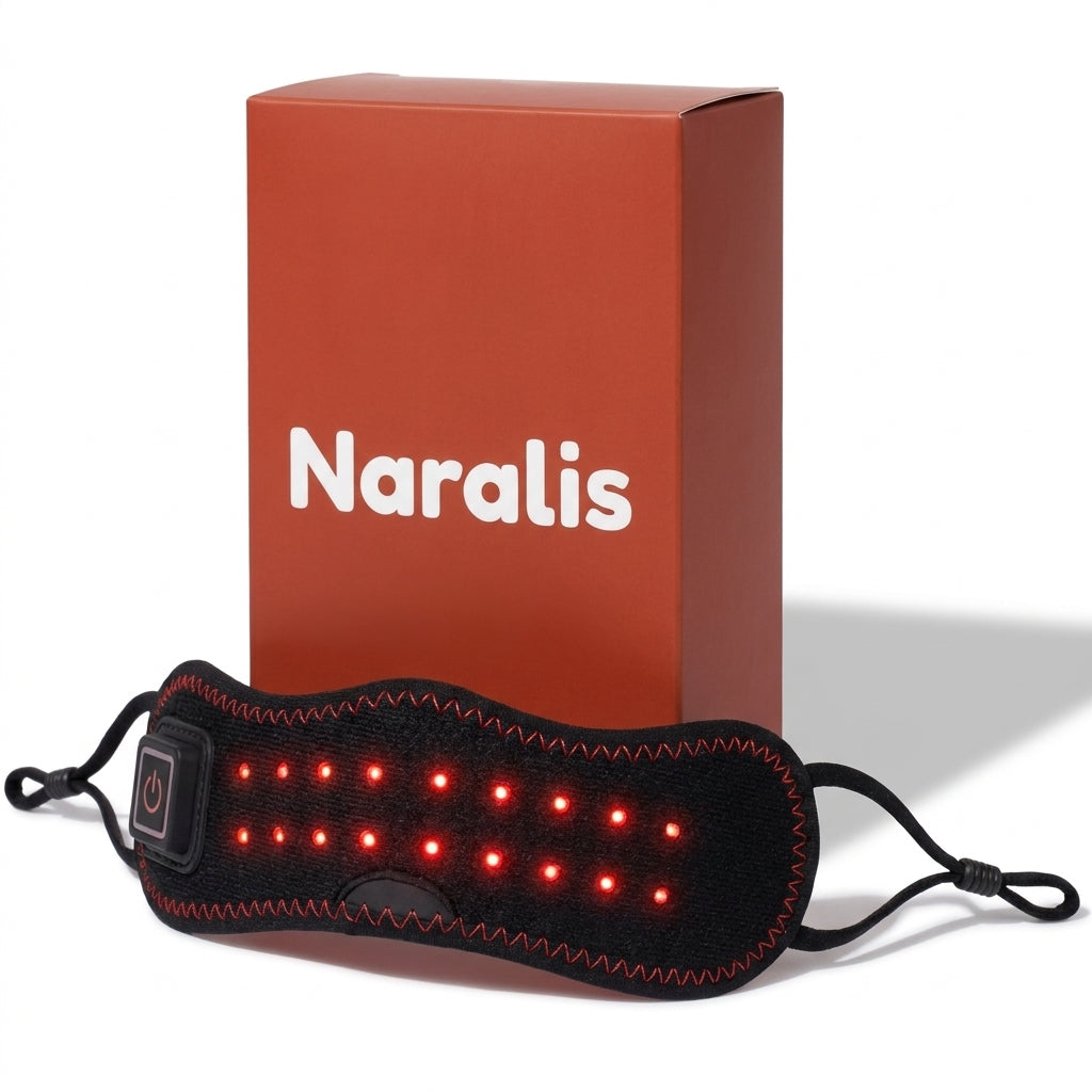Soothing Heat & Red Light for Sinus Pressure
